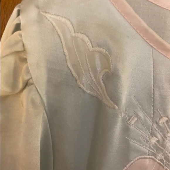 Vintage NATORI SFA - Long Satin Nightgown  Sz. SM. - Picture 4 of 7